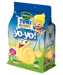 Mozzarella mini rulouri Delaco Yoyo Toni Junior 100 g